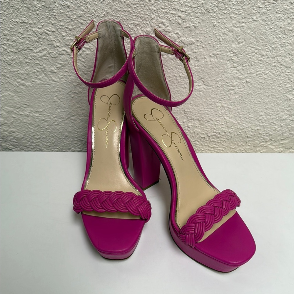 Jessica Simpson - Pink Stiletto Heels
